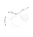 Modern wall lamps - Sollux Wall lamp FLASH white SL.1676 - product 8