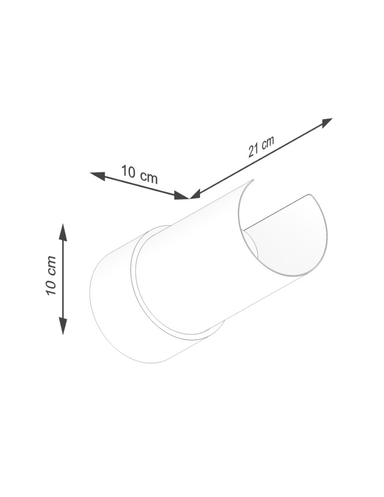 Modern wall lamps - Sollux Wall lamp FLASH white SL.1676 - product kolory-swiatla.pl 8