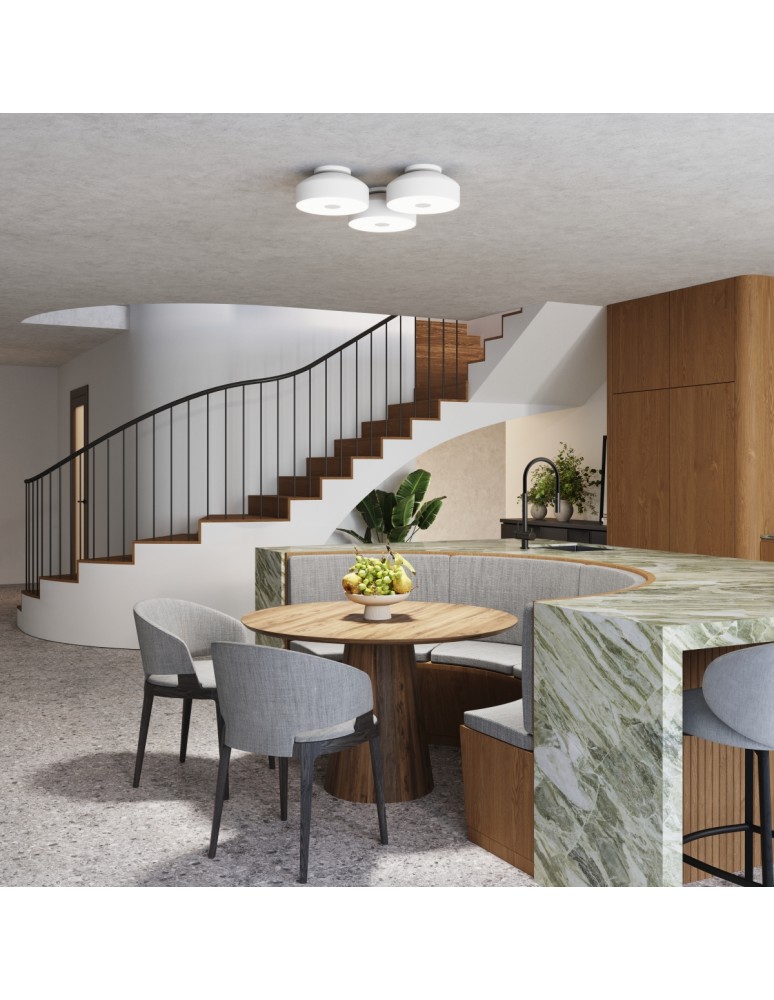 Round ceiling lamps - Sollux Plafond OMIQ white SL.1677 - product kolory-swiatla.pl 10