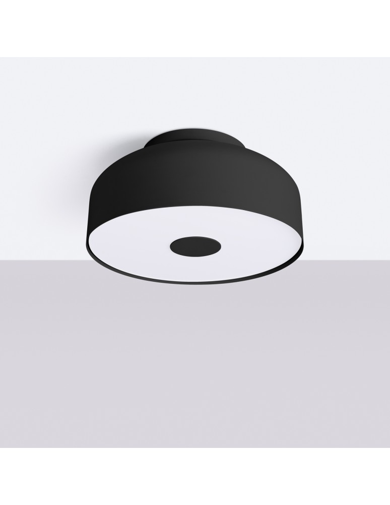 Round ceiling lamps - Sollux Plafond OMIQ black SL.1678 - product kolory-swiatla.pl 2