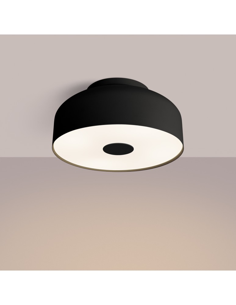 Round ceiling lamps - Sollux Plafond OMIQ black SL.1678 - product kolory-swiatla.pl 3