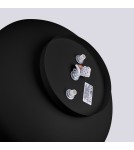 Round ceiling lamps - Sollux Plafond OMIQ black SL.1678 - product 6