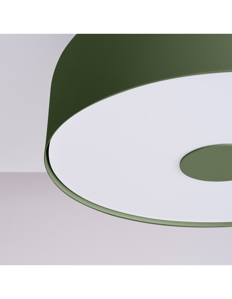 Round ceiling lamps - Sollux Plafond OMIQ olive green SL.1680 - product kolory-swiatla.pl 5