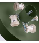 Round ceiling lamps - Sollux Plafond OMIQ olive green SL.1680 - product 7