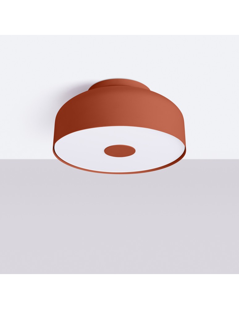 Round ceiling lamps - Sollux Plafond OMIQ ochre red SL.1681 - product kolory-swiatla.pl 2
