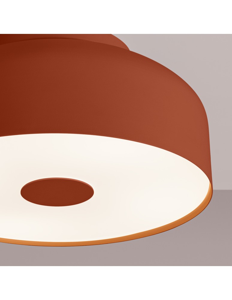 Round ceiling lamps - Sollux Plafond OMIQ ochre red SL.1681 - product kolory-swiatla.pl 4
