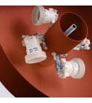 Round ceiling lamps - Sollux Plafond OMIQ ochre red SL.1681 - product 7