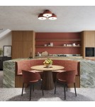 Round ceiling lamps - Sollux Plafond OMIQ ochre red SL.1681 - product 11