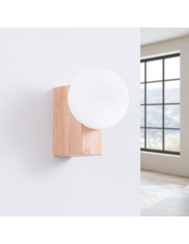 Sollux Wall lamp BULBO natural wood SL.1682 - product 2
