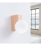 Sollux Kinkiet BULBO naturalne drewno SL.1682