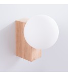 Sollux Kinkiet BULBO naturalne drewno SL.1682