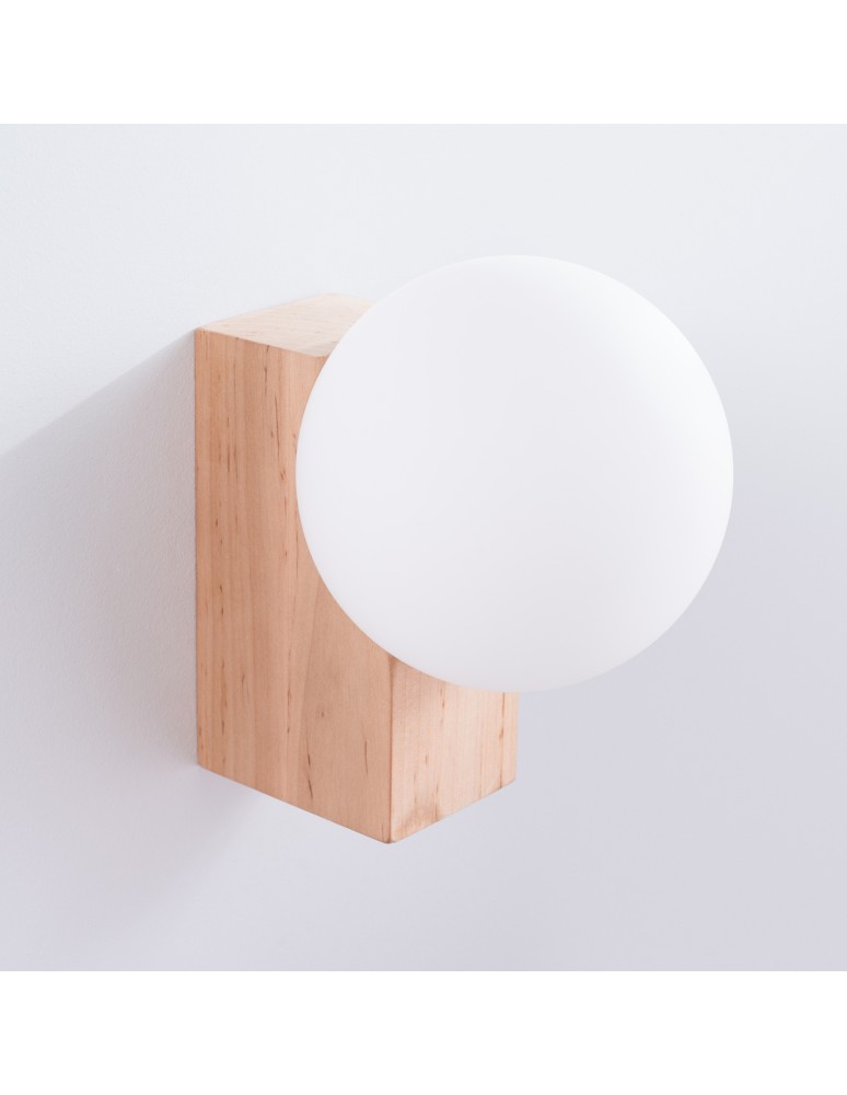 Sollux Kinkiet BULBO naturalne drewno SL.1682