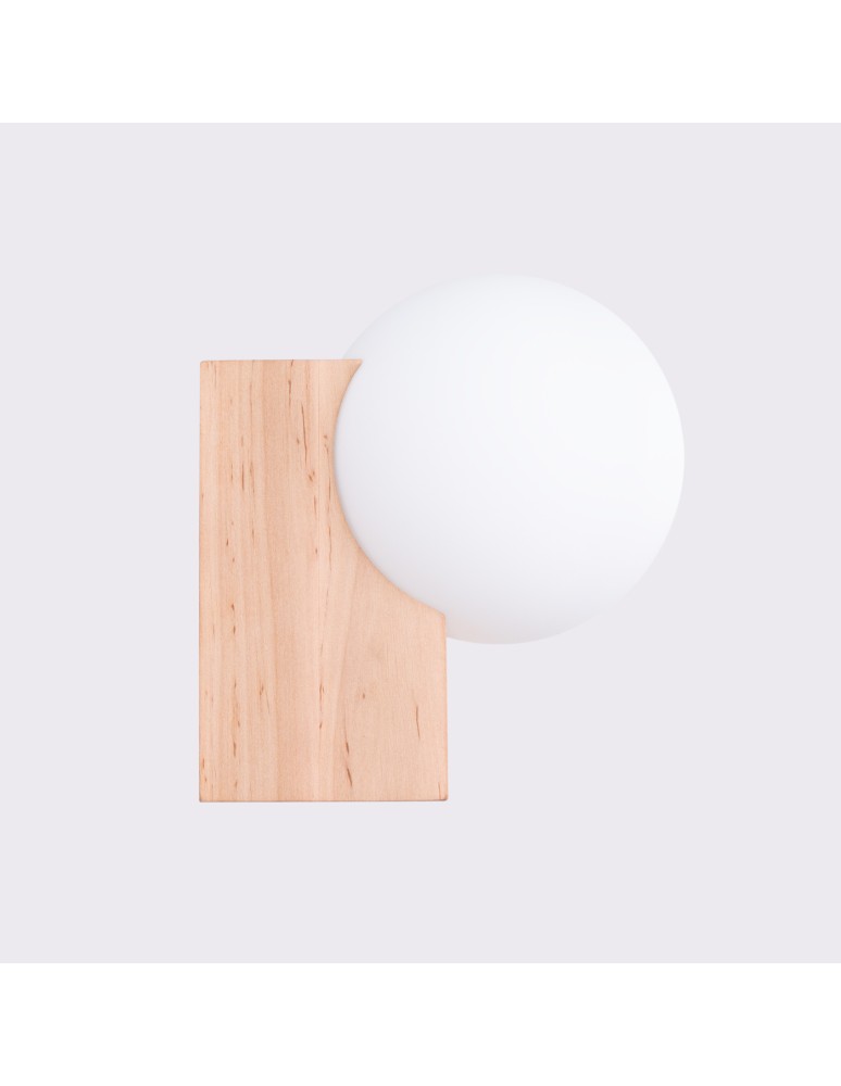 Sollux Kinkiet BULBO naturalne drewno SL.1682