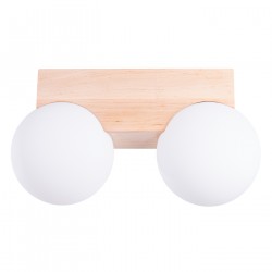 Sollux Plafon BULBO 2 naturalne drewno SL.1683