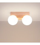 Wooden ceiling lamps - Sollux Plafond BULBO 2 natural wood SL.1683 - product 3