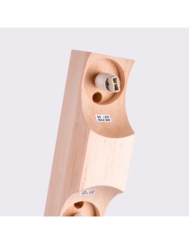 Wooden ceiling lamps - Sollux Plafond BULBO 2 natural wood SL.1683 - product kolory-swiatla.pl 6