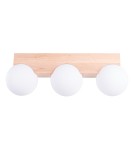Wooden ceiling lamps - Sollux Plafond BULBO 3 natural wood SL.1684 - product 1