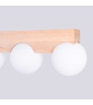 Wooden ceiling lamps - Sollux Plafond BULBO 3 natural wood SL.1684 - product 5
