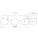 Wooden ceiling lamps - Sollux Plafond BULBO 3 natural wood SL.1684 - product 9