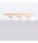Wooden ceiling lamps - Sollux Plafond BULBO 4 natural wood SL.1685 - product 2