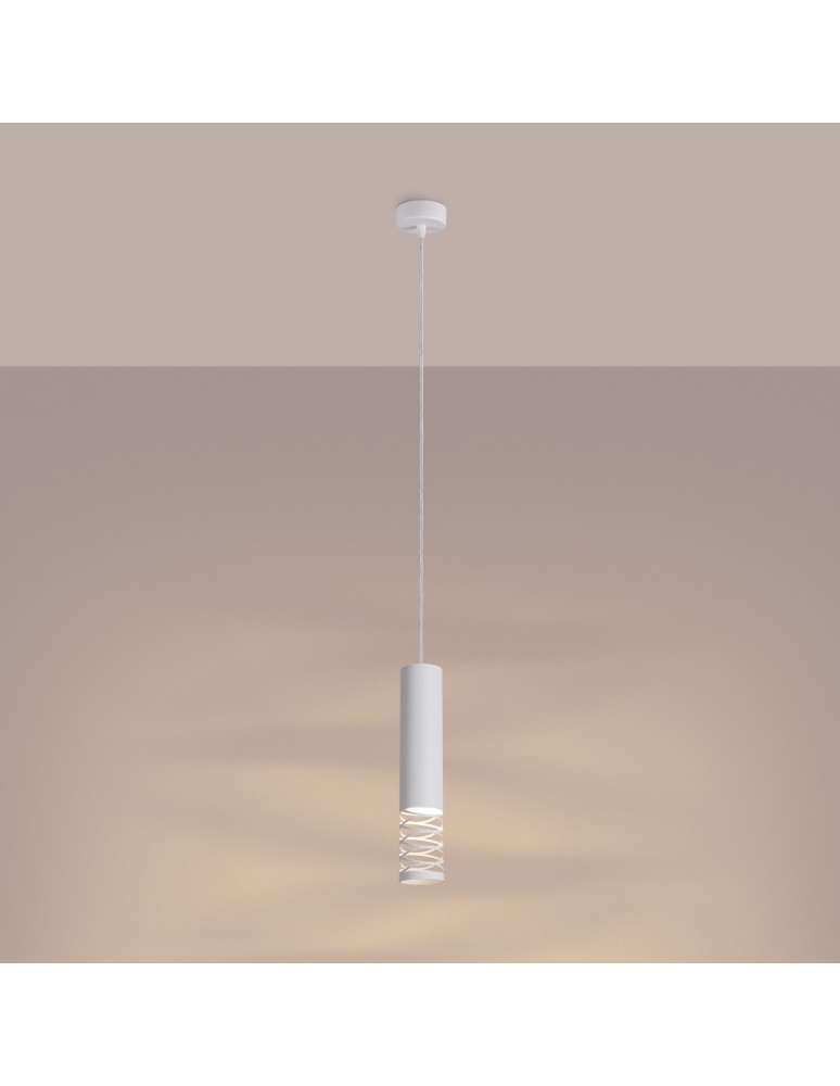 Pendant tube lamps - Sollux LAMI 1 pendant lamp white SL.1686 - product kolory-swiatla.pl 3