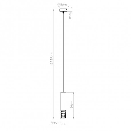 Sollux Lampa wisząca LAMI 1 biały SL.1686