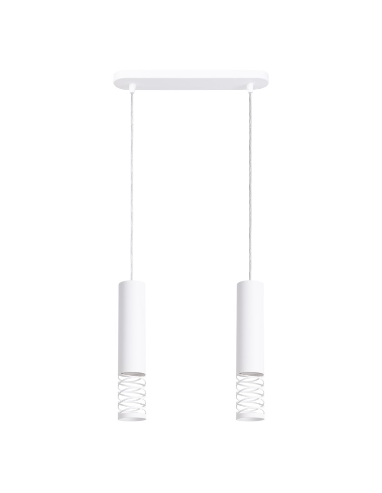 Pendant tube lamps - Sollux LAMI 2 pendant lamp white SL.1687 - product kolory-swiatla.pl 1