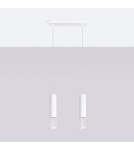 Pendant tube lamps - Sollux LAMI 2 pendant lamp white SL.1687 - product 2