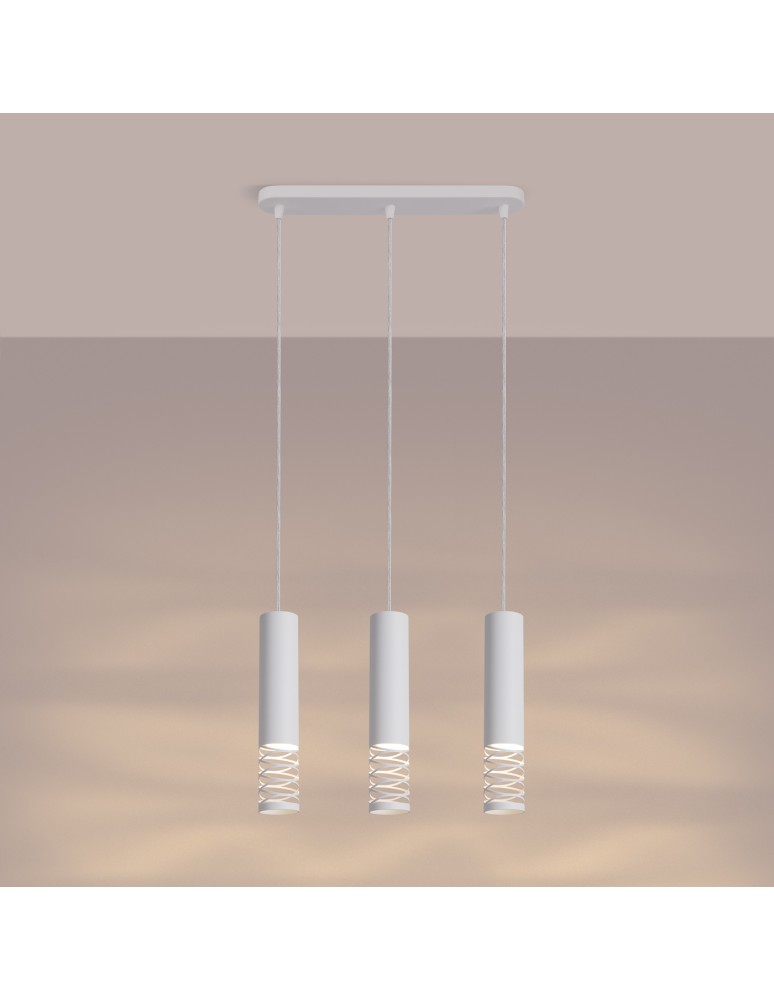 Pendant tube lamps - Sollux LAMI 3L pendant lamp white SL.1688 - product kolory-swiatla.pl 3