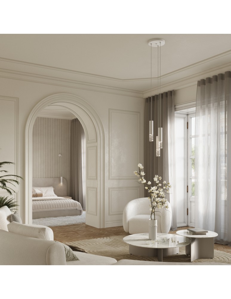 Pendant tube lamps - Sollux LAMI 3L pendant lamp white SL.1688 - product kolory-swiatla.pl 11