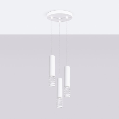 Sollux Lampa wisząca LAMI 3P biały SL.1689