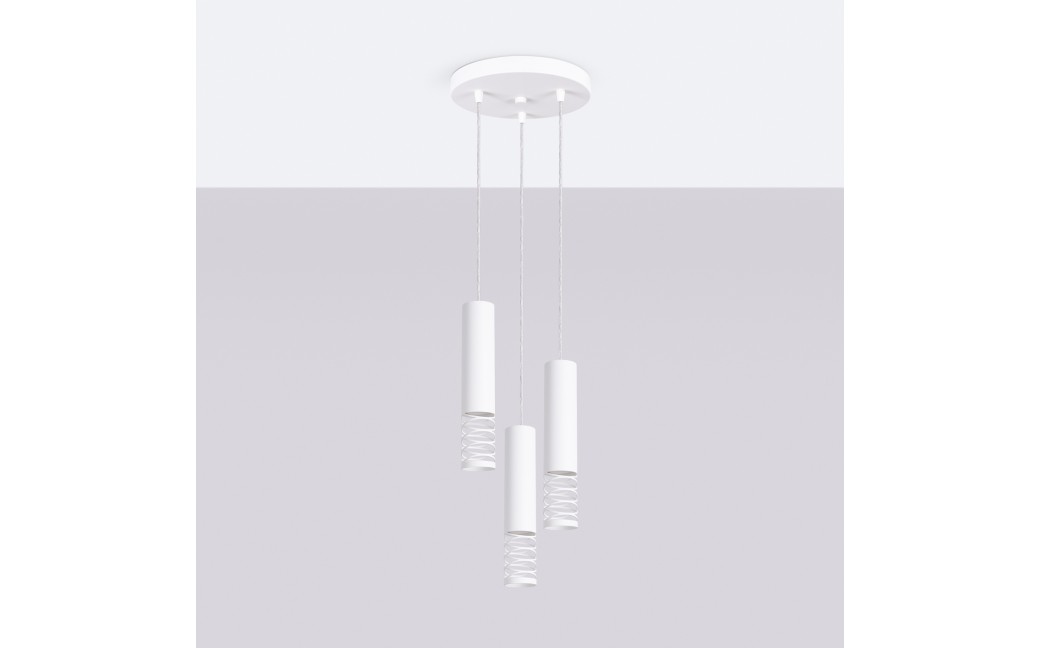 Sollux Lampa wisząca LAMI 3P biały SL.1689