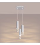 Pendant tube lamps - Sollux LAMI 3P pendant lamp white SL.1689 - product 3