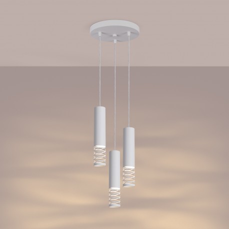 Sollux Lampa wisząca LAMI 3P biały SL.1689
