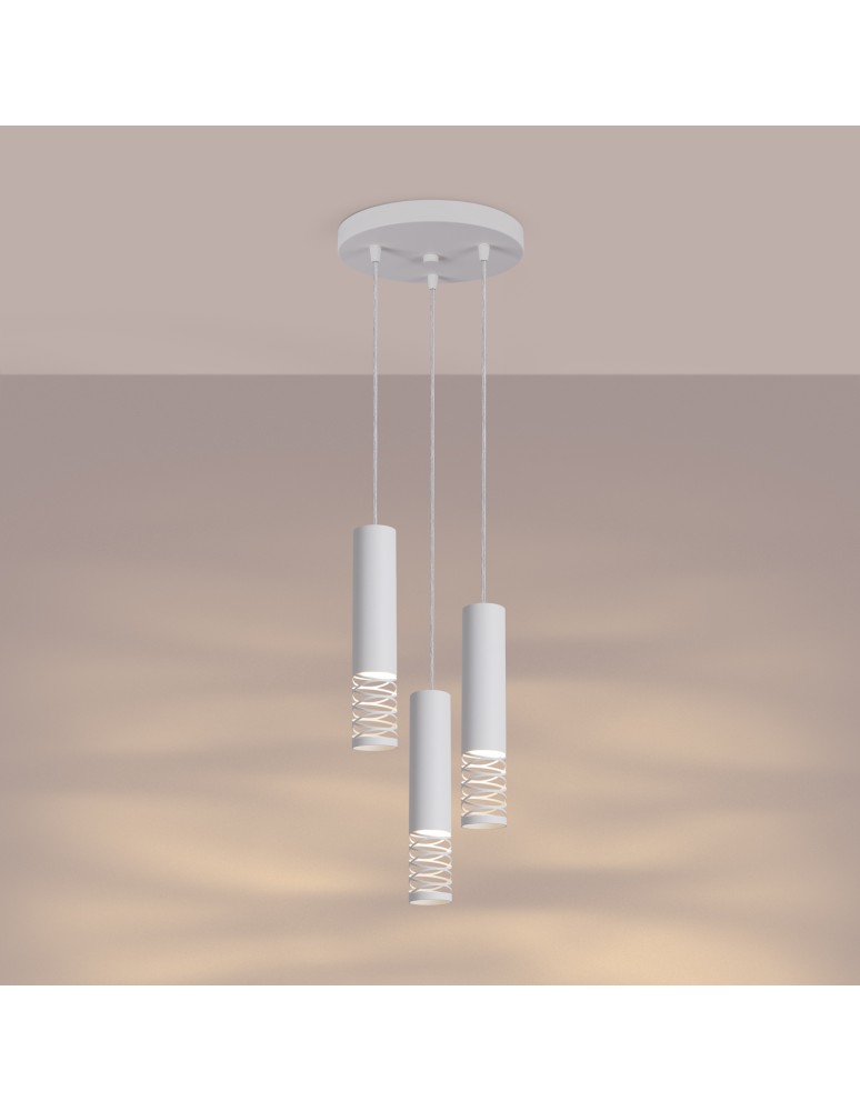 Pendant tube lamps - Sollux LAMI 3P pendant lamp white SL.1689 - product kolory-swiatla.pl 3