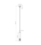 Pendant tube lamps - Sollux LIRO 1 pendant lamp white SL.1691 - product 10