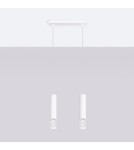 Pendant tube lamps - Sollux LIRO 2 pendant lamp white SL.1692 - product 2