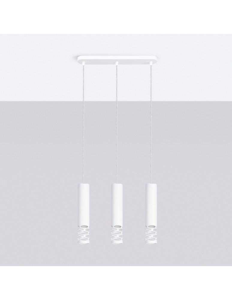 Pendant tube lamps - Sollux LIRO 3L pendant lamp white SL.1693 - product kolory-swiatla.pl 2