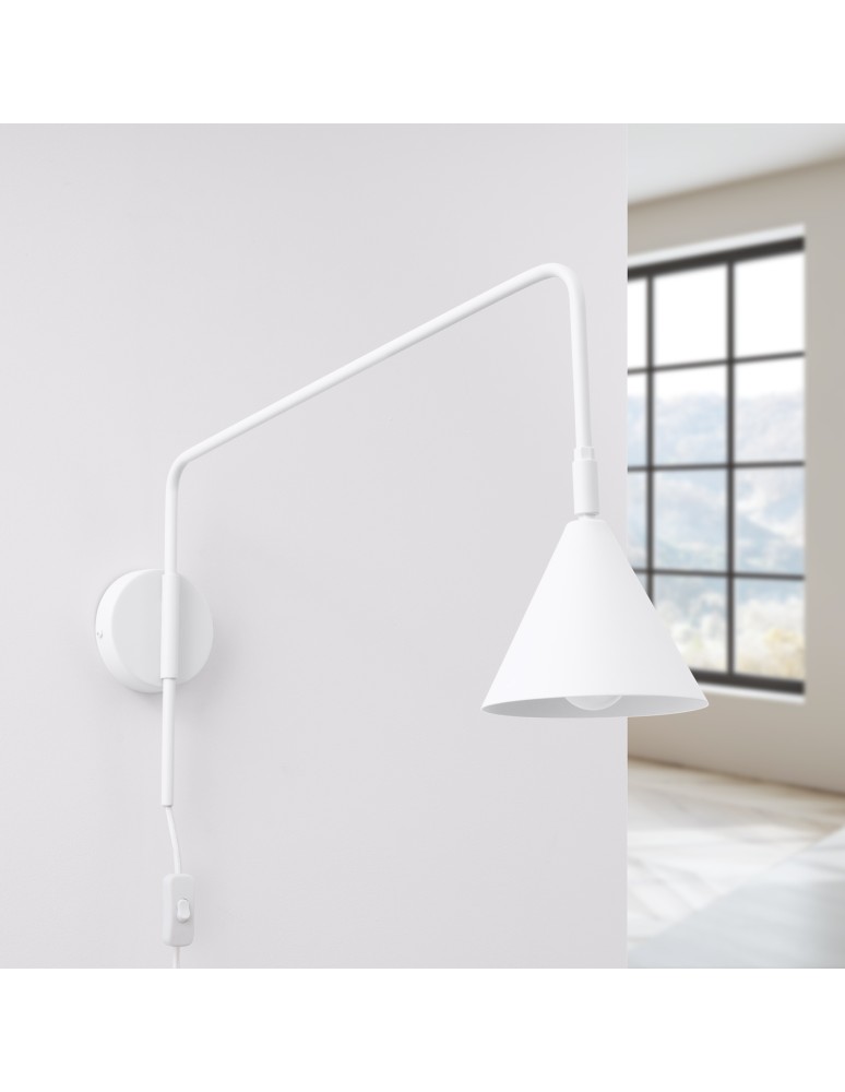 Cantilever wall lamps - Sollux NOX wall lamp white SL.1696 - product kolory-swiatla.pl 2