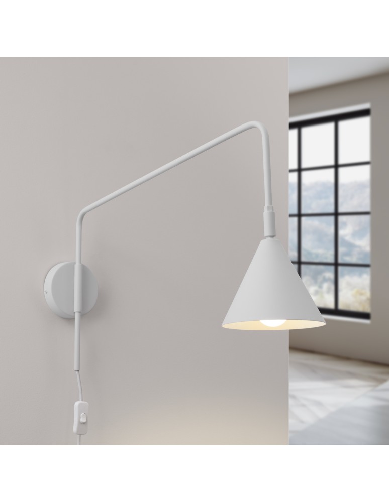 Cantilever wall lamps - Sollux NOX wall lamp white SL.1696 - product kolory-swiatla.pl 3