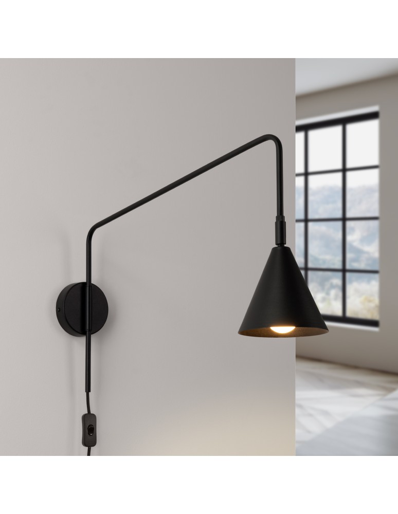 Cantilever wall lamps - Sollux NOX wall lamp black SL.1697 - product kolory-swiatla.pl 3