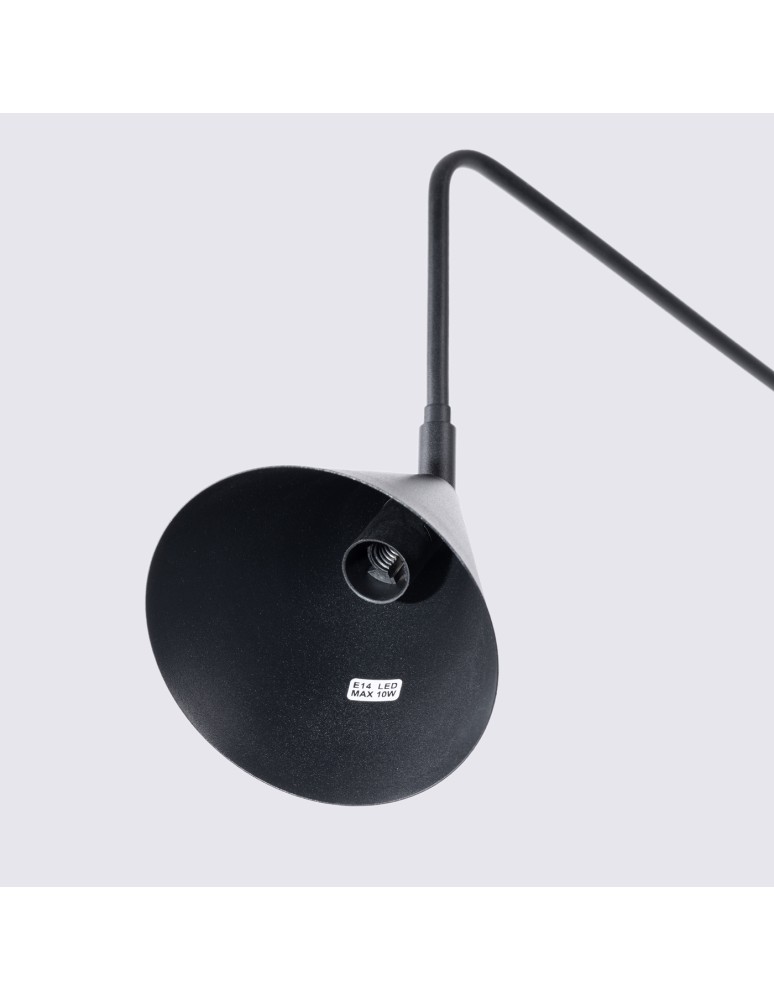 Cantilever wall lamps - Sollux NOX wall lamp black SL.1697 - product kolory-swiatla.pl 8