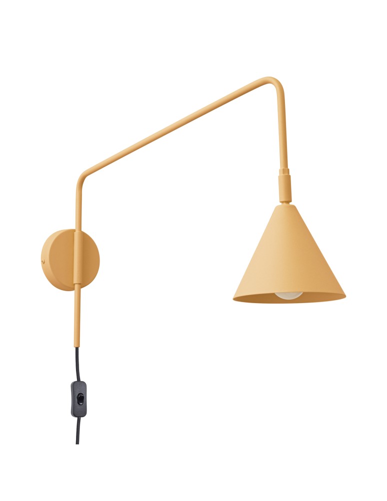 Cantilever wall lamps - Sollux NOX wall lamp gold SL.1698 - product kolory-swiatla.pl 1