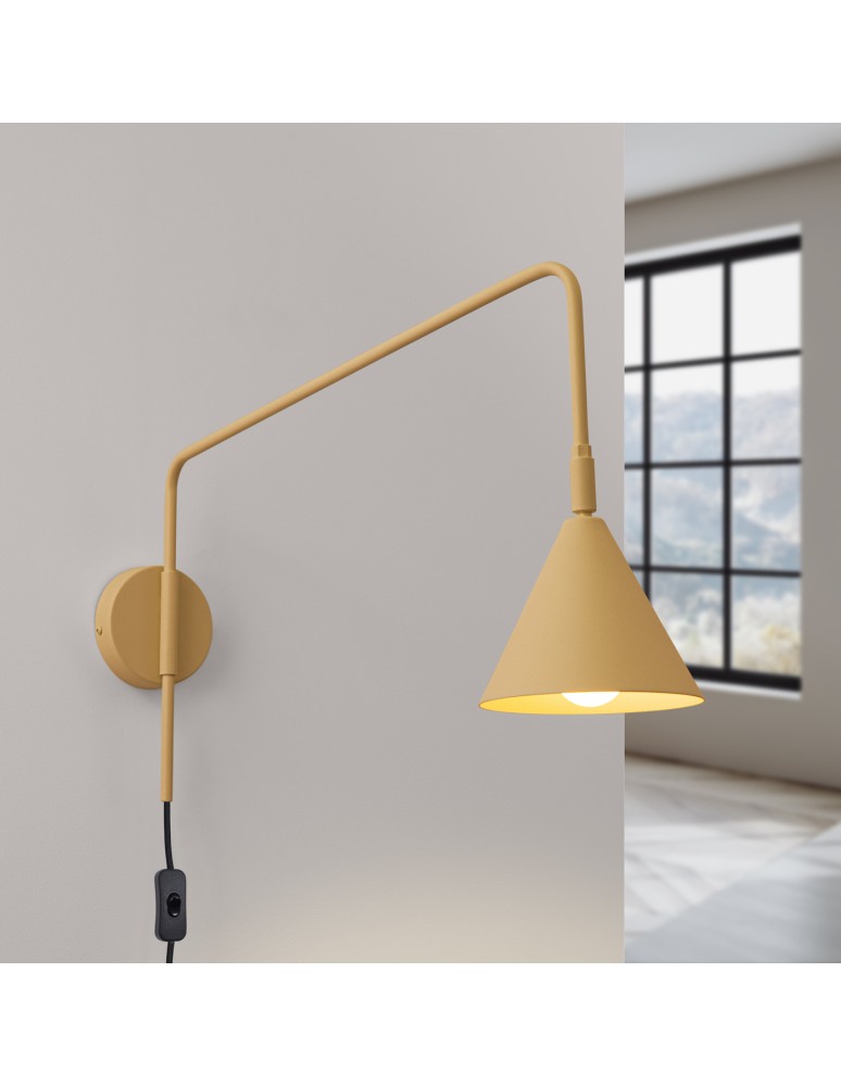 Cantilever wall lamps - Sollux NOX wall lamp gold SL.1698 - product kolory-swiatla.pl 3