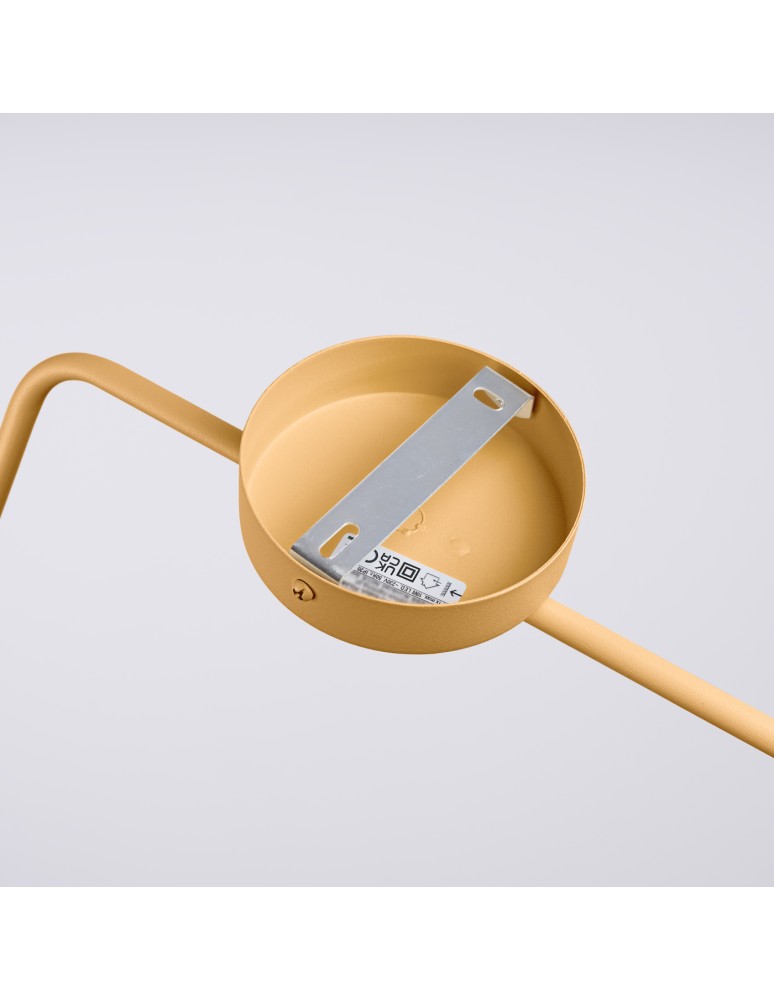 Cantilever wall lamps - Sollux NOX wall lamp gold SL.1698 - product kolory-swiatla.pl 9