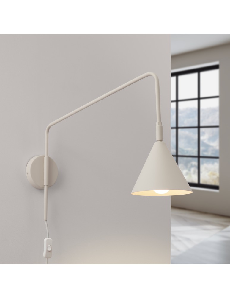 Cantilever wall lamps - Sollux NOX wall lamp beige SL.1699 - product kolory-swiatla.pl 3