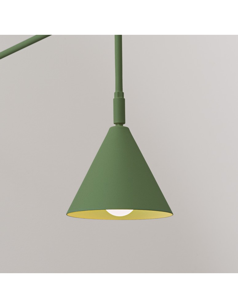 Cantilever wall lamps - Sollux Wall lamp NOX green olive SL.1700 - product kolory-swiatla.pl 4