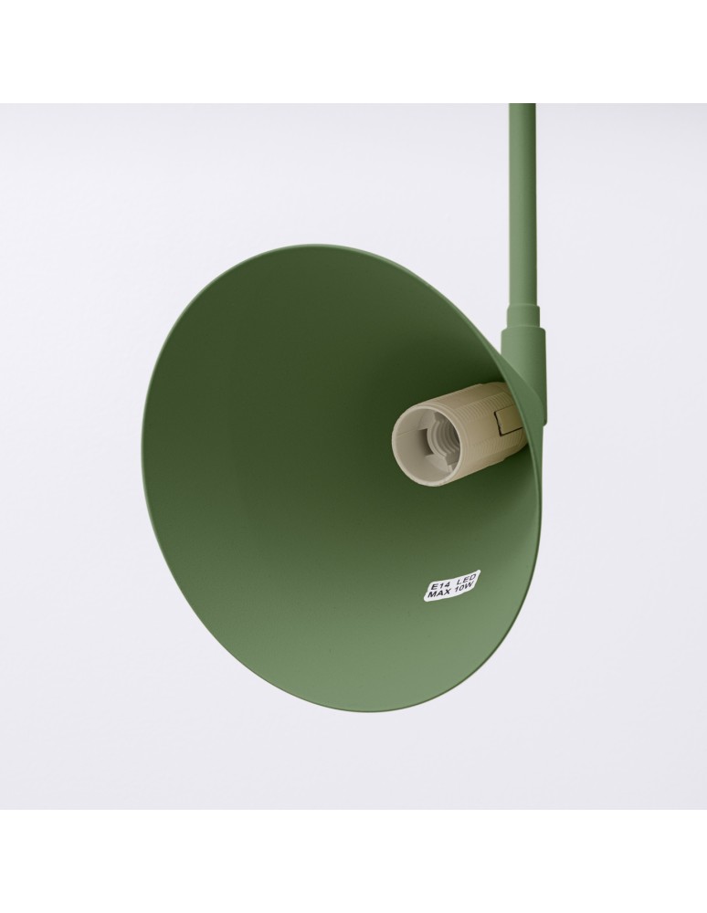 Cantilever wall lamps - Sollux Wall lamp NOX green olive SL.1700 - product kolory-swiatla.pl 8