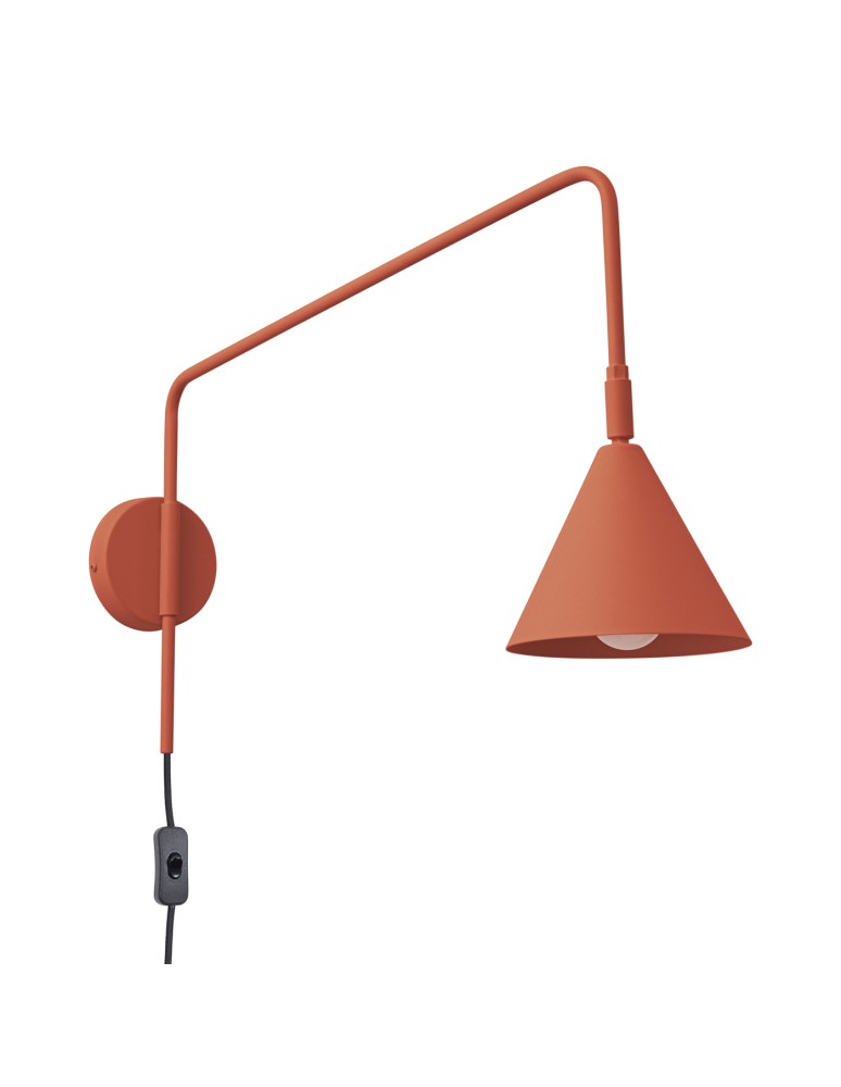 Cantilever wall lamps - Sollux Wall lamp NOX ochre red SL.1701 - product kolory-swiatla.pl 1