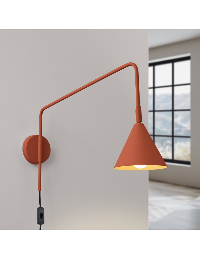 Cantilever wall lamps - Sollux Wall lamp NOX ochre red SL.1701 - product kolory-swiatla.pl 3